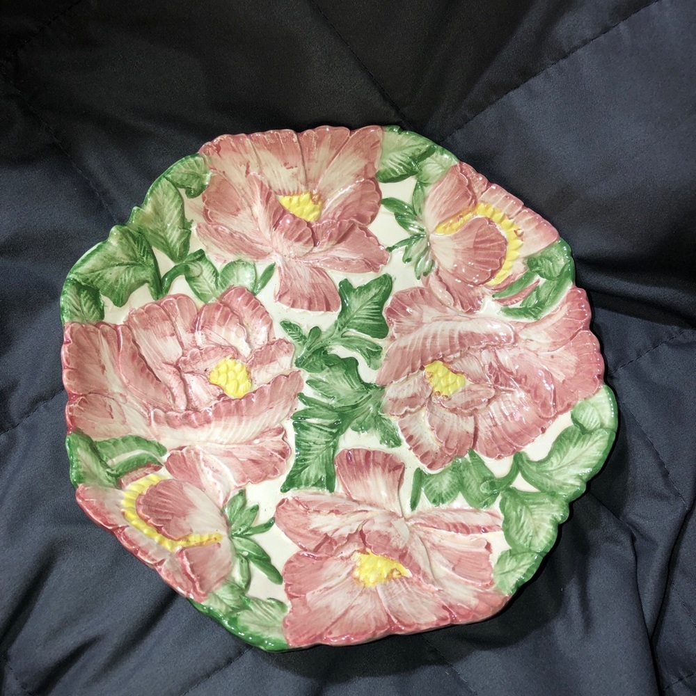 9" Diameter Fitz Floyd Tulleries Serving Bowl